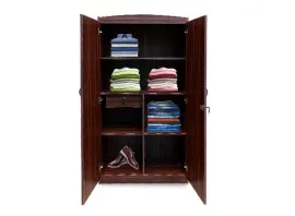 Budget 2 Door Wardrobe - Walnut (LF-BUDGET-2WD-WN-S)