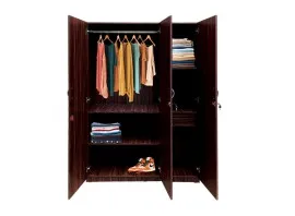 Budget 3 Door Wardrobe - Walnut (LF-BUDGET-3WD-WN-S)