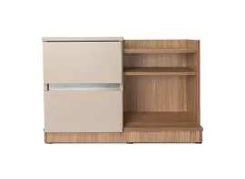 Louvre Bed Side Cupboard - Right Side (LF-LOUVRE-BSC-R-S)