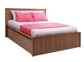 Montana Queen Size Double Bed 75x60 -Sahara Walnut