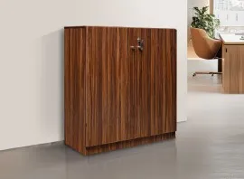 Office Cupboard - Small - Walnut Color (LLF-OFI-OC-001-WN-S)