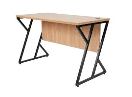 Iron Leg Office Table - Sahara Walnut (LF-OFI-ST-001-SHW-S)