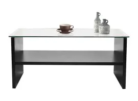 Glass Top Coffee Table LF-ORBIT-CT-BLK-S (Black)