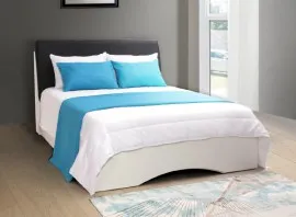 Oregon Double Bed Queen Size - LF-ORGN-BDQ-WHT (White)