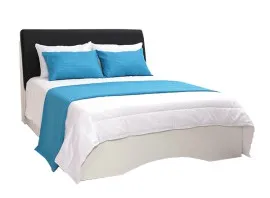 Oregon Double Bed Queen Size - LF-ORGN-BDQ-WHT (White)