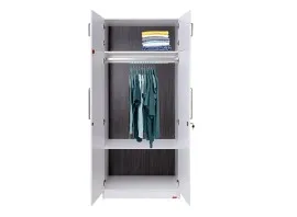 Oregon Wardrobe - LF-ORGN-W4B-WHT - Without Inner Drawer