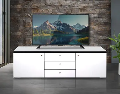 Pearl TV Stand - White Color (LF-PEARL-TVS-WHT-S)