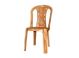 Nilkamal Amelia Plastic Chair - Pear Wood Colour (PF-AMELIA-NKL-PW-S)
