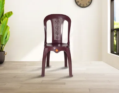 PHOENIX Cafe Plastic Chair - New Rose Wood Color (PF-CAFE-NEW-RW-S)