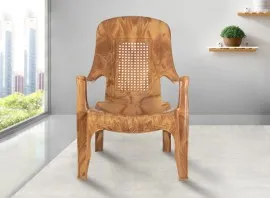 PHOENIX Comfort Sunny Plastic Chair - Wooden Finish (COM-SNY-W)