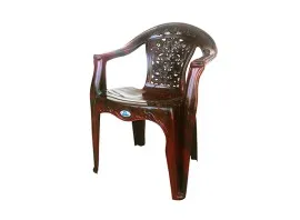 Nilkamal Diamond Plastic Chair - Rose Wood Colour (PF-DIAMOND-NKL-RW-S)