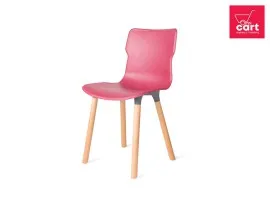PHOENIX Duo Wood Chair - Ruby Color (PF-DUO-WOOD-RB-S)