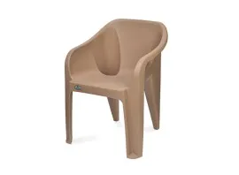 Nilkamal Eeezy Plastic Chair - Beige Colour (PF-EEEZY-NKL-BG-S)