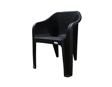 Nilkamal Eeezy Plastic Chair - Black Colour (PF-EEEZY-NKL-BL-S)