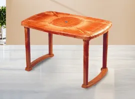 Nilkamal Marvel Plastic Table - Pear Wood Colour (PF-MARVEL-TBL-NKL-PW-S)