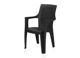 Nilkamal Mystique Plastic Chair - Black Colour (PF-MYSTIQUE-NKL-BL-S)