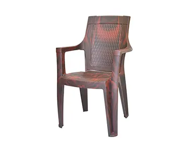 Nilkamal Mystique Plastic Chair - Rose Wood Colour (PF-MYSTIQUE-NKL-RW-S)