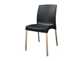Nilkamal Novella20 Plastic Chair - Black Colour (PF-NOVELLA20-NKL-BL-S)