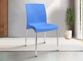 Nilkamal Novella20 Plastic Chair - Blue Colour (PF-NOVELLA20-NKL-BU-S)