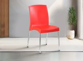 Nilkamal Novella20 Plastic Chair - Red Colour (PF-NOVELLA20-NKL-RD-S)