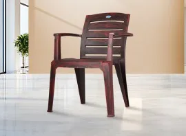 Nilkamal Passion Plastic Chair - Pear Wood Colour (PF-PASSION-NKL-PW-S)