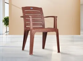 Nilkamal Passion Plastic Chair - Rose Wood Colour (PF-PASSION-NKL-RW-S)