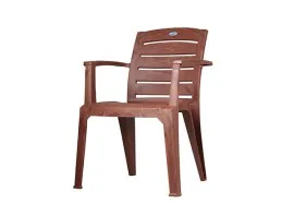 Nilkamal Passion Plastic Chair - Rose Wood Colour (PF-PASSION-NKL-RW-S)
