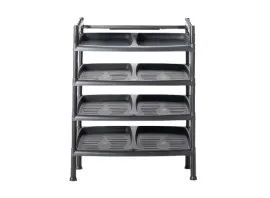 PHOENIX Shoe Rack 4 Layer - Black (SRK-4-BL)