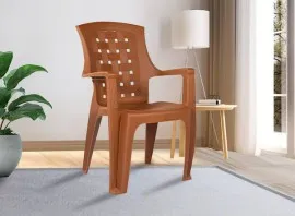 PHOENIX VINTAGE Plastic Chair - PF-VIN-CHR-BR-S (Brown)