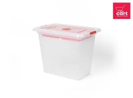 Phoenix Storage Box - 40L Glass/Red (PX-STB-40LT-GR)