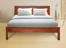 Bali Double Bed - Queen Size - Brown (WF-BALI-BDQ-S)