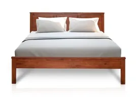 Bali Double Bed - Queen Size - Brown (WF-BALI-BDQ-S)