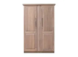 Berlin 2 Door Wardrobe - Washed White (WF-BERLIN-2WD-WW-S)