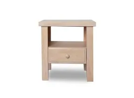 Berlin Bed Side Cupboard -Washed White (WF-BERLIN-BSC-WW-S)