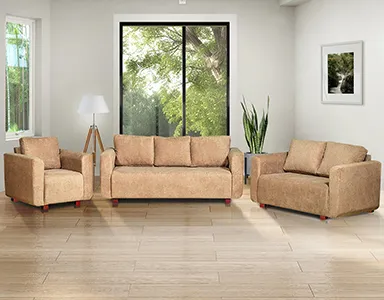 Bolton Sofa 3+2+1 - Brown Fabric (WF-BOLTON-BR-S)