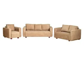 Bolton Sofa 3+2+1 - Brown Fabric (WF-BOLTON-BR-S)