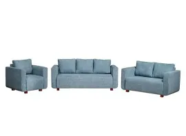 Bolton Sofa 3+2+1 - Blue Fabric (WF-BOLTON-BU-S)