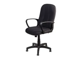 Fabric Mid Back Chair M003-BL-S - Black