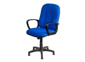 Fabric Mid Back Chair M003-BU-S - Blue