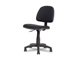 Fabric Typist Chair Without Arms T011-BL-S - Black