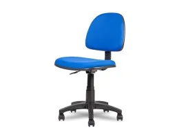 Fabric Typist Chair Without Arms T011-BU-S - Blue