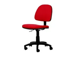 Fabric Typist Chair Without Arms T011-MR-S - Maroon