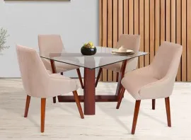 Evoke Dining Chair 01 - Chair Only (Beige) - WF-EVOKE-01-CHR-S