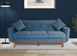Grace Sofa - 3-Seater (Blue) - WF-GRACE-3S-BU-S