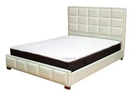 Kerry Queen Size Bed  - Beige (WF-KRY-BDQ-BG-S)