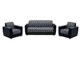 Milan Sofa - Fabric Design Black (WF-MILAN-DSBL-S)
