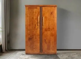 Moscow 2 Door Wardrobe - Light Brown (WF-MOSCOW-2WD-S)