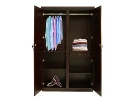 Oxford 2 Door Wardrobe - Dark Maroon (WF-OXFORD-2WD-S)