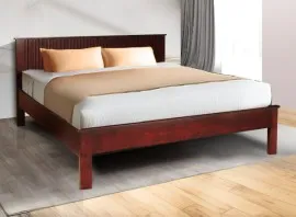 Oxford Bed - Dark Maroon - 75"x60" (WF-OXFORD-75X60-S)