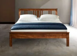 Parker Queen Size Bed - Light Brown (WF-PARKER-75X60-S)